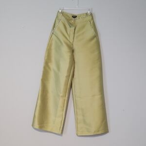Nasty Gal Gold Wide-Leg Pants